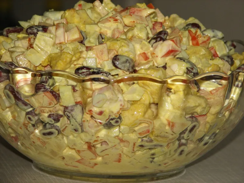 Sałatka curry na kolorowo