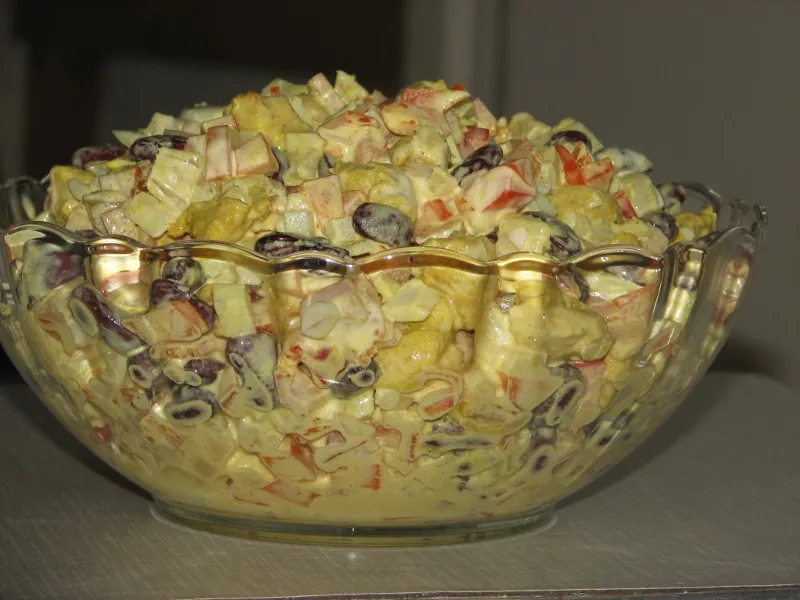 Sałatka curry na kolorowo