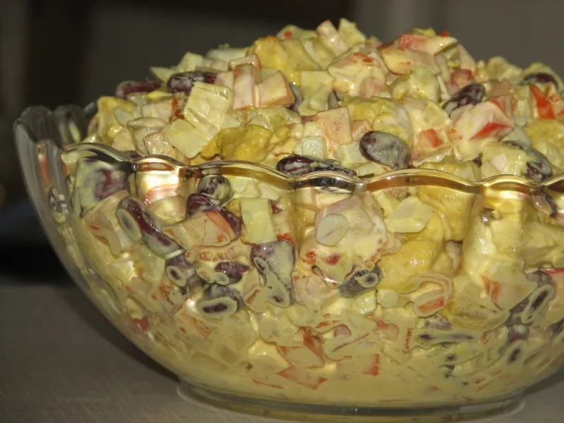 Sałatka curry na kolorowo