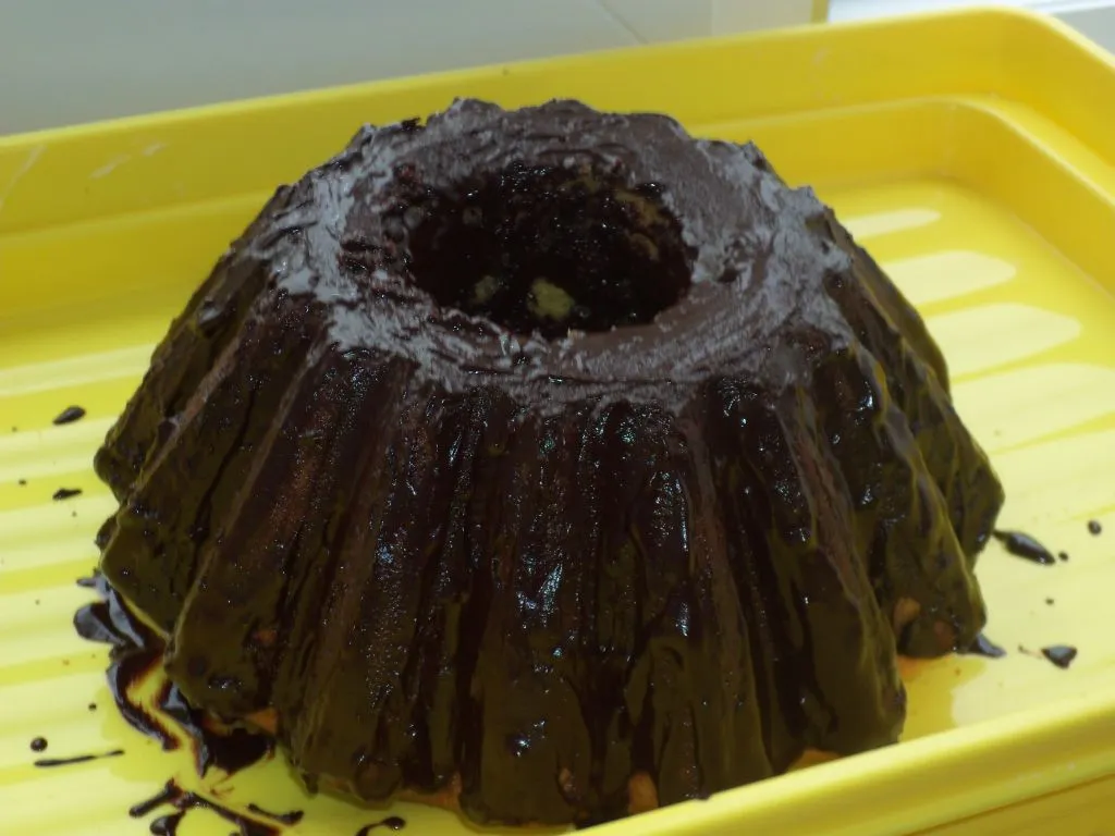 Babka w polewie czekoladowej