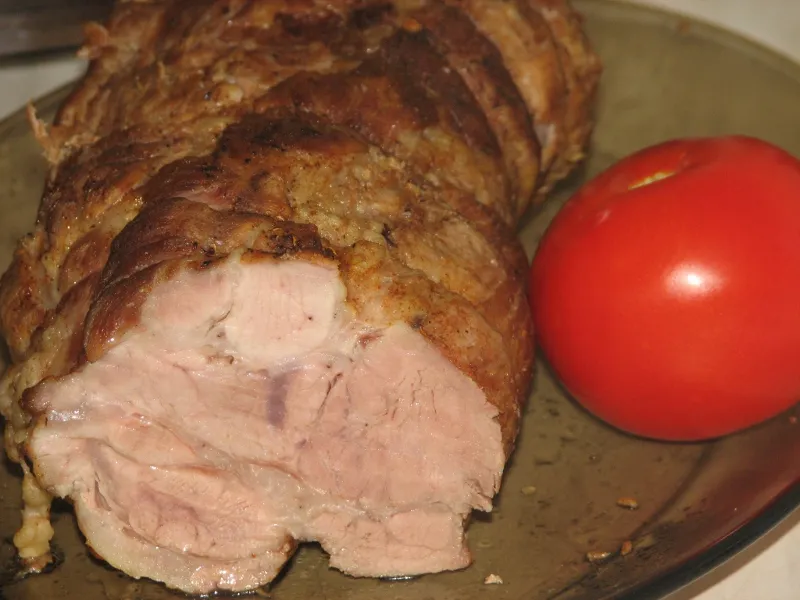 Pieczony karczek wieprzowy