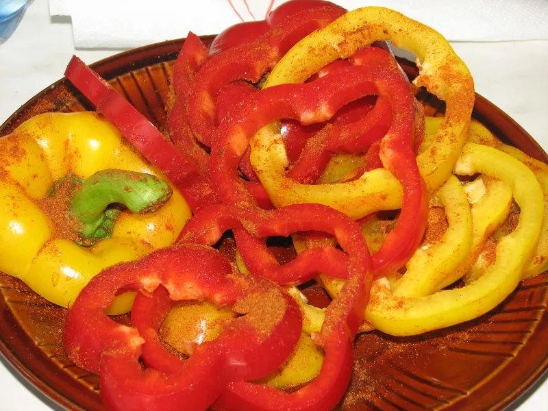Grillowana kolorowa papryka