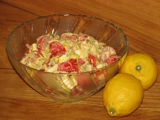 Sałatka z pomidorków koktajlowych i jajek - 3