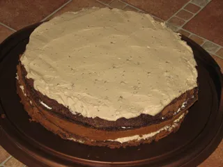 Tort kawowo-śmietankowy - 8