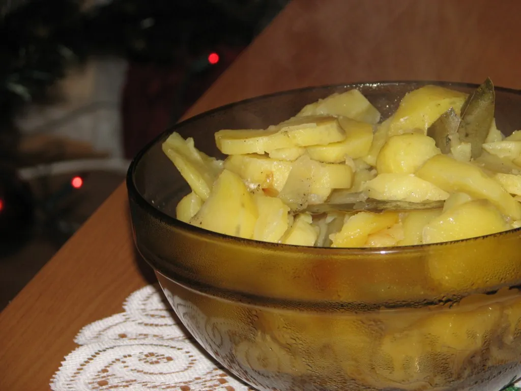 Pieczone ziemniaki wigilijne