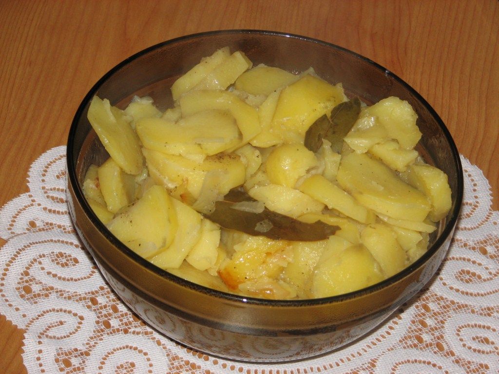 Pieczone ziemniaki wigilijne