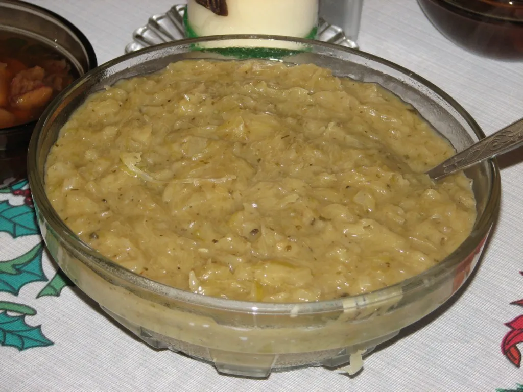 Kiszona kapusta wigilijna