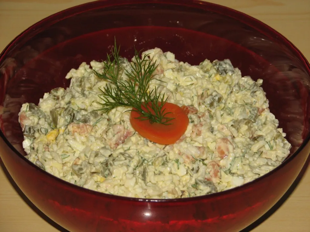 Sałatka z łososia