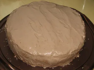 Tort śmietankowo-czekoladowy z chałwą - 12