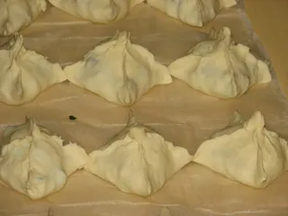 Jajka z pieczarkami w cieście francuskim - 14