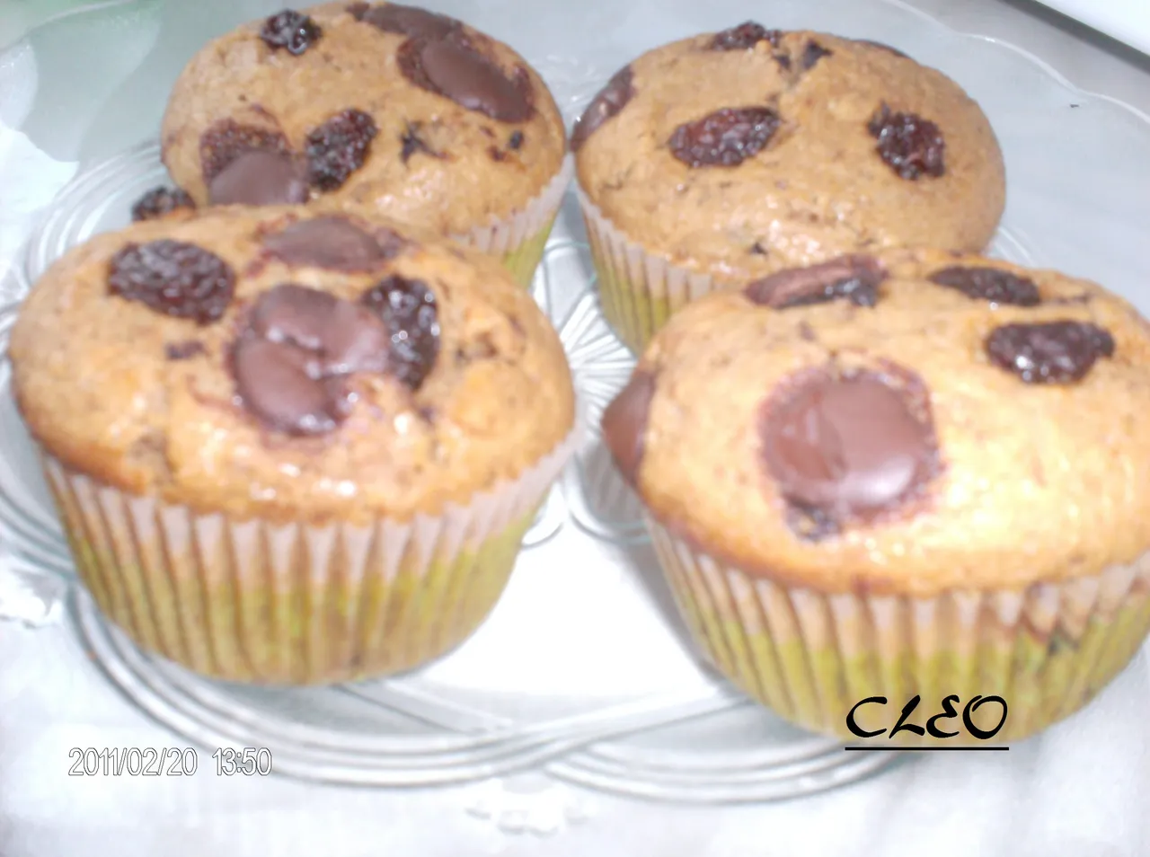 Muffiny kawowe z czekoladą