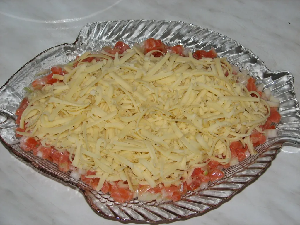 Łosoś pod żółtą pierzynką
