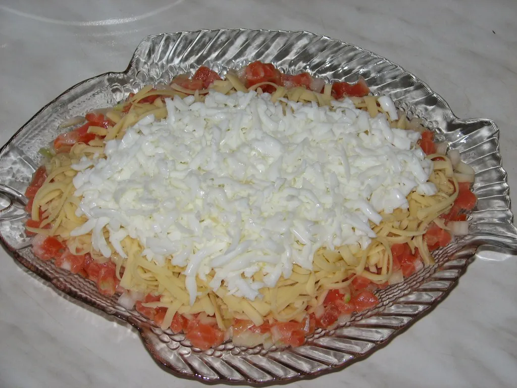 Łosoś pod żółtą pierzynką