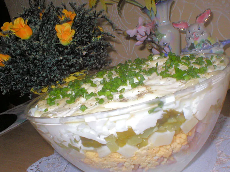 Sałatka warstwowa