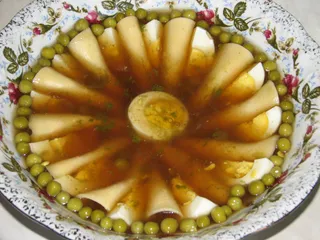 Żółty ser z pastą w galarecie - 8