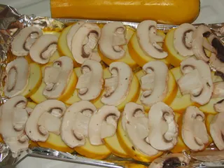 Cukinia z pieczarkami z grilla - 6