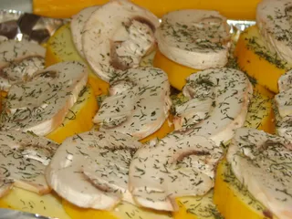 Cukinia z pieczarkami z grilla - 9