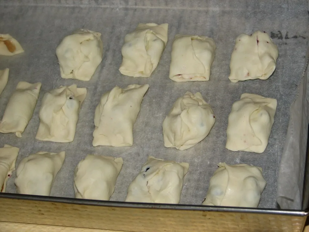 Wyśmienite ciasteczka francuskie z czekoladą i jagodami