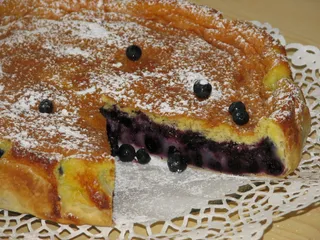 Ciasto francuskie z jagodami - 1