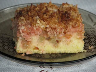 Szybkie i smaczne ciasto z rabarbarem - 2