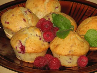 Muffinki z malinami - 2