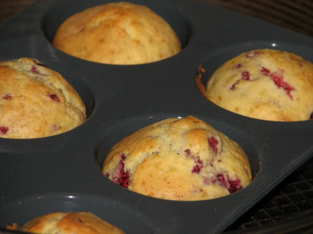Muffinki z malinami