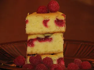 Szybkie ciasto na różne sposoby - to jest z malinami - 1