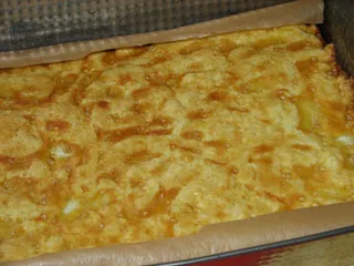 Kruche ciasto z brzoskwiniami i słodką masą mleczną - 4