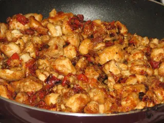 Kurczak po chińsku (z makaronem z zupek chińskich) - 8