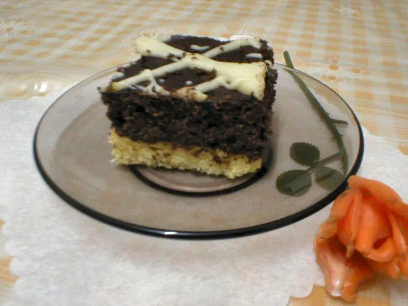 Makowiec na biszkopcie