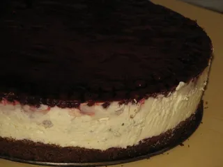 Tort serowo-wiśniowy z galaretką - 12