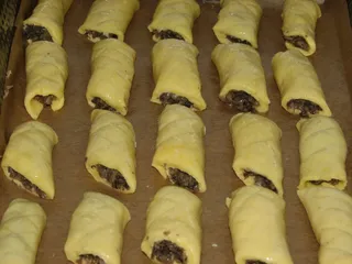 Kruche paszteciki z pieczarkami - 14