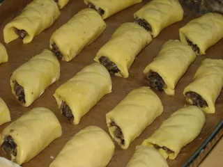 Kruche paszteciki z pieczarkami - 15