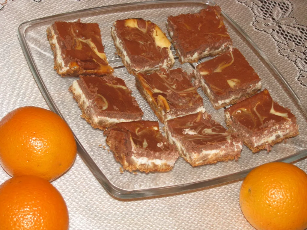 Świąteczny sernik pomarańczowo-czekoladowy