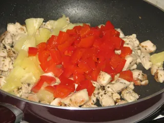 Kurczak na słodko-kwaśno z ryżem - 5