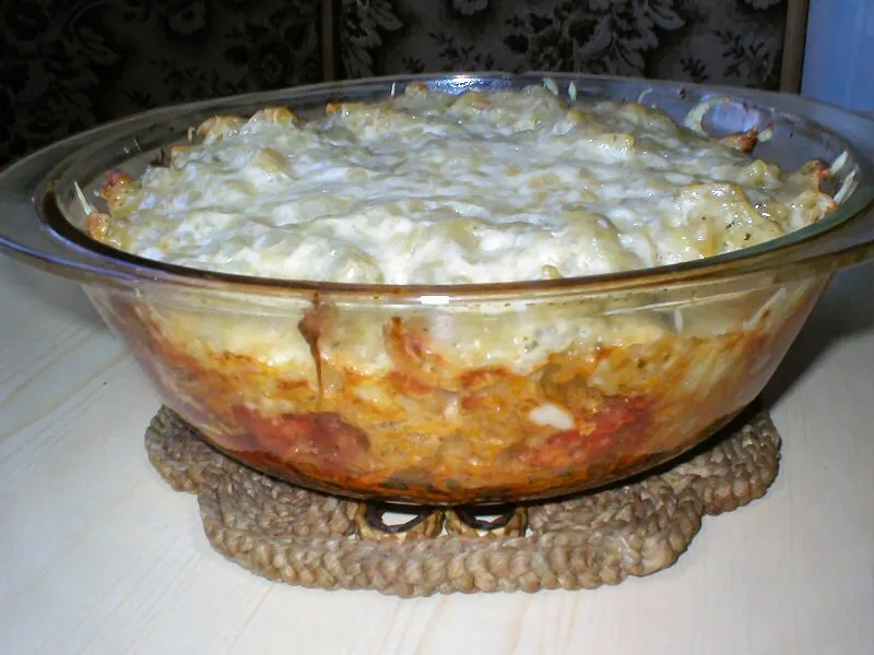 Zapiekanka z makaronem