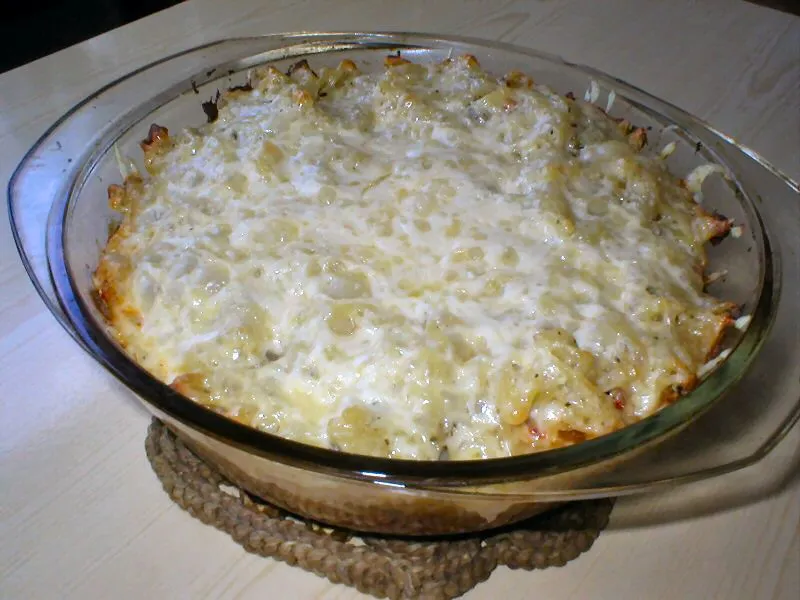 Zapiekanka z makaronem