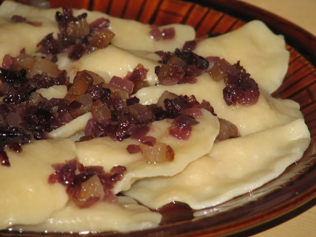 Pierogi z szynką