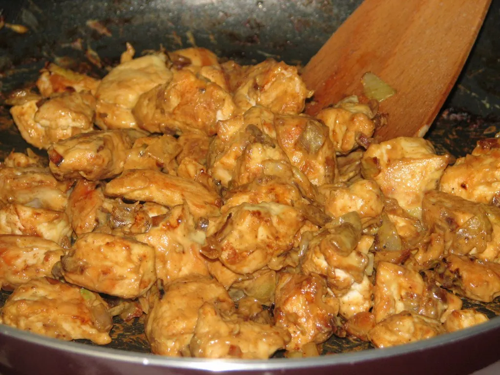 Kurczak w musztardowej glazurze