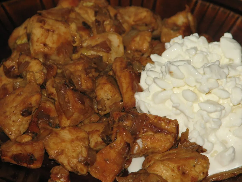 Kurczak w musztardowej glazurze