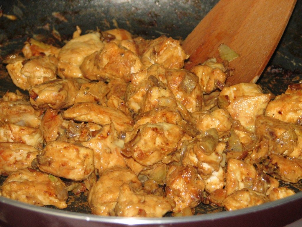 Kurczak w musztardowej glazurze
