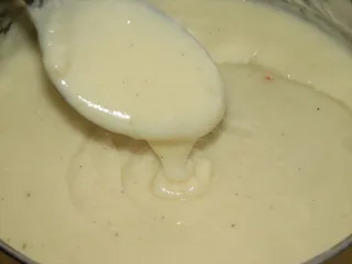 Biały śmietanowy sos - 2