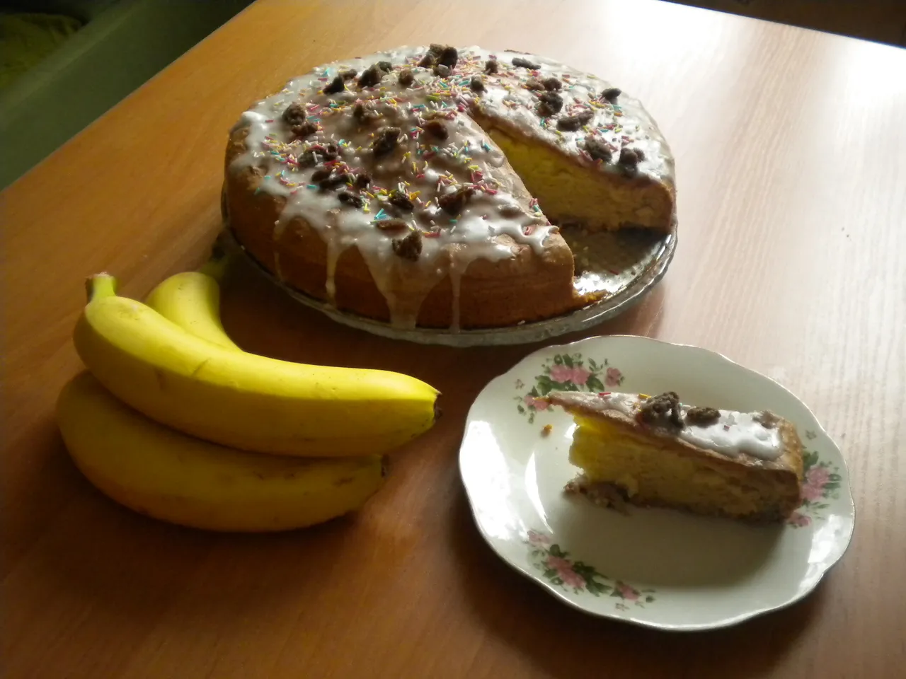 Ciasto z bananami