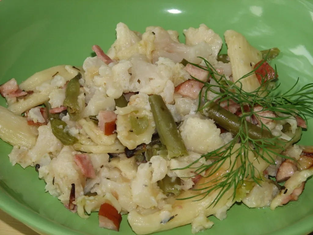 Wiosenna zapiekanka makaronowa
