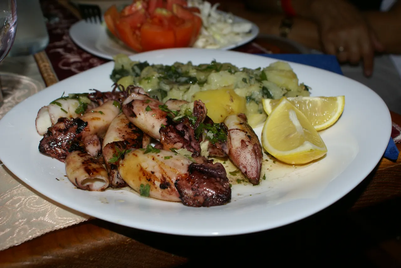 Kalmary grillowane