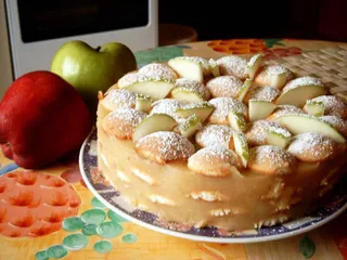 Babka z jabłek - 3