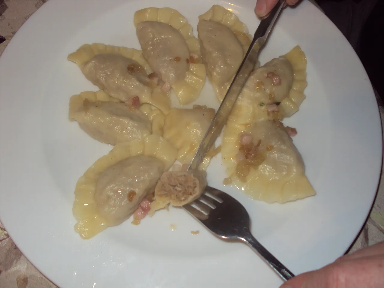 Pierogi z kapustą i grzybami