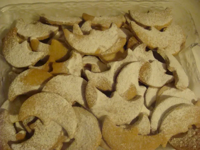 Ciastka "półksiężyce"