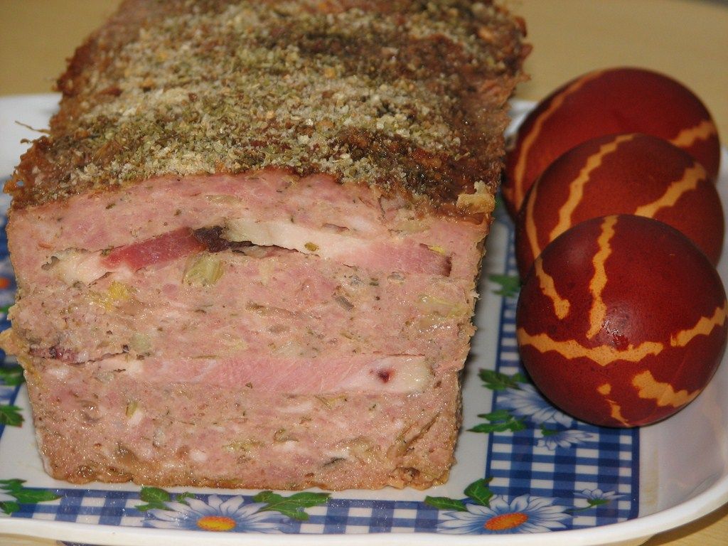 Warstwowa pieczeń z boczkiem