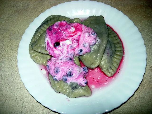Pierożki jagodowe